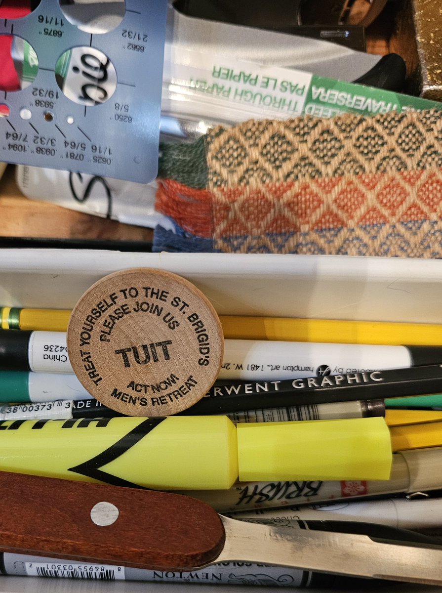 I found a round tuit, if anybody needs one. Just think of all the things I could have done.