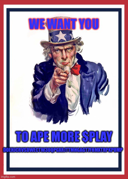 IrishWorldOrder's tweet photo. I’m locked in on $Play … and I’ll tell you why you need to invest. We got a room full of chads who are gonna pump this no matter what. We’re all #vrypto vets, and we know how it goes. You may as well get in for the ride or join us.
Ca DoEhjCRVsDwEcTw3UQPGXRJTTMHGaGT7fhMxtrpKpump