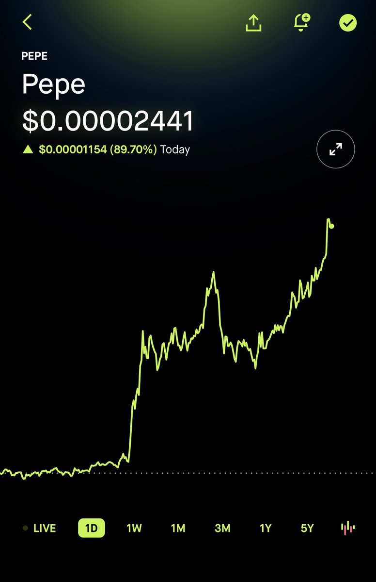 stockdudOIO's tweet photo. I’M NOW WORTH $9,900,000 #PEPE https://t.co/ikEPUPWGbR