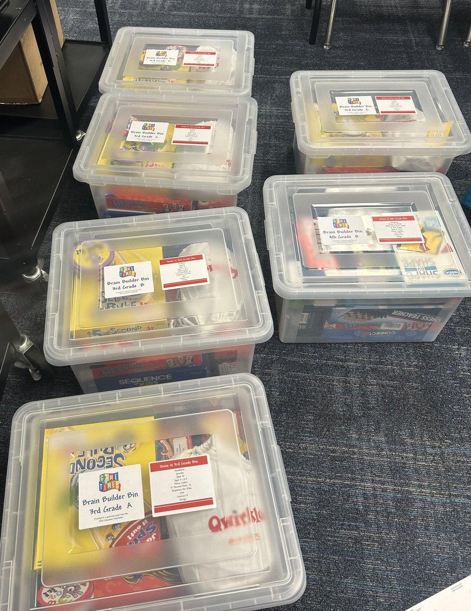 Stallions are ready for unplugged play!!! Thank you to the KISD Ed Foundation for providing games for every classroom! <a href="/KatyISDEdFound/">Katy ISD Foundation</a> <a href="/katy_libraries/">Katy ISD Libraries</a> <a href="/USEStallions/">Stephens Elementary</a> <a href="/StacylSlater/">Stacy Lee Slater</a> <a href="/coach_kidd/">Coach Kidd, M. Ed</a> <a href="/CaroleD_Langley/">CCLang</a>