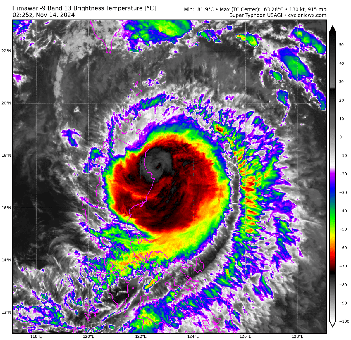marvinoloris's tweet photo. STY #Usagi #OfelPH is nearing landfall in north of #Cagayan. This storm is stronger than the previous TY #Yinxing #MarcePH and TY #Toraji #NikaPH. Hopefully it will not be deadly as the eastern seaboards of #SantaAna, #Gonzaga, and @LalLo are sparsely populated. https://t.co/UhBSXI2Lt5