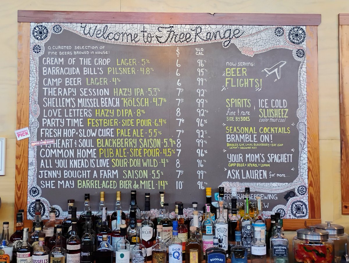 BeerSnobSean's tweet photo. 1st visit @FreeRangeBrew in Charlotte, NC. A Cali Common & Festbier, both on #sidepour. That Common was amazing, a pillow of craft beer heaven. #NCbeer #CraftBeer #Kraftbier @Treetonmiller @Mc_Chouffe_1 @DrGoodBeer @FCervisia @TomDrinking @MikeSlomba @brewerytravels @Bilcro https://t.co/3guPjuts3B