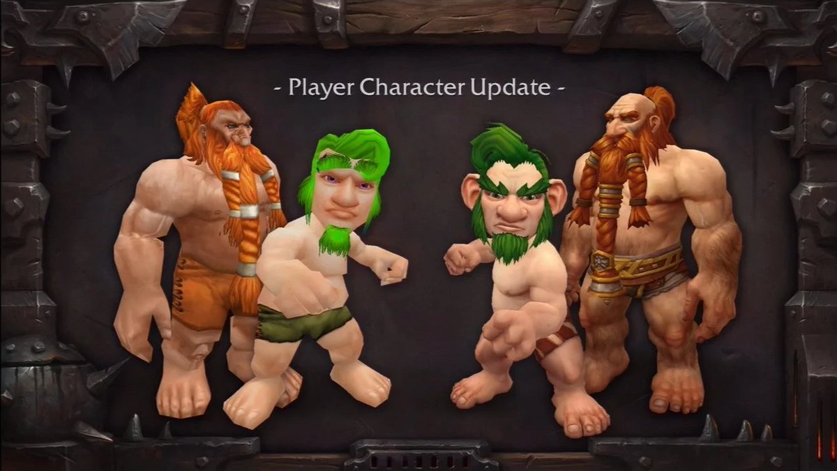 arcanistsaphras's tweet photo. This may be a lot to ask for since we're now getting player housing, but can we PLEASE get updated player models and new customizations in The Last Titan?

The WoD player models are now older than the classic models were when WoD came out.

(pls give all races eye shape options) https://t.co/ywYEAdn6f4