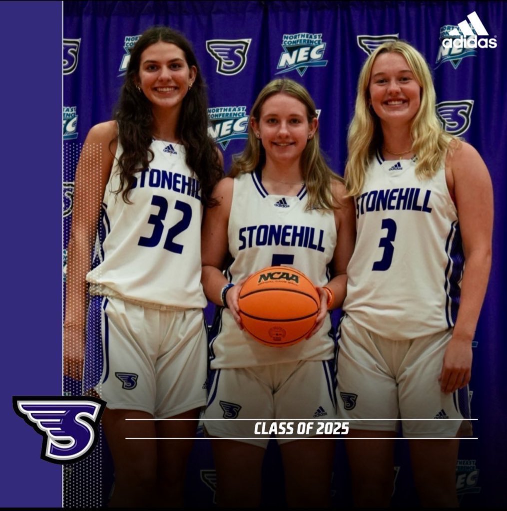 Stonehill WBB is excited to announce Ella Pelletier, class of 2029 💜🏀