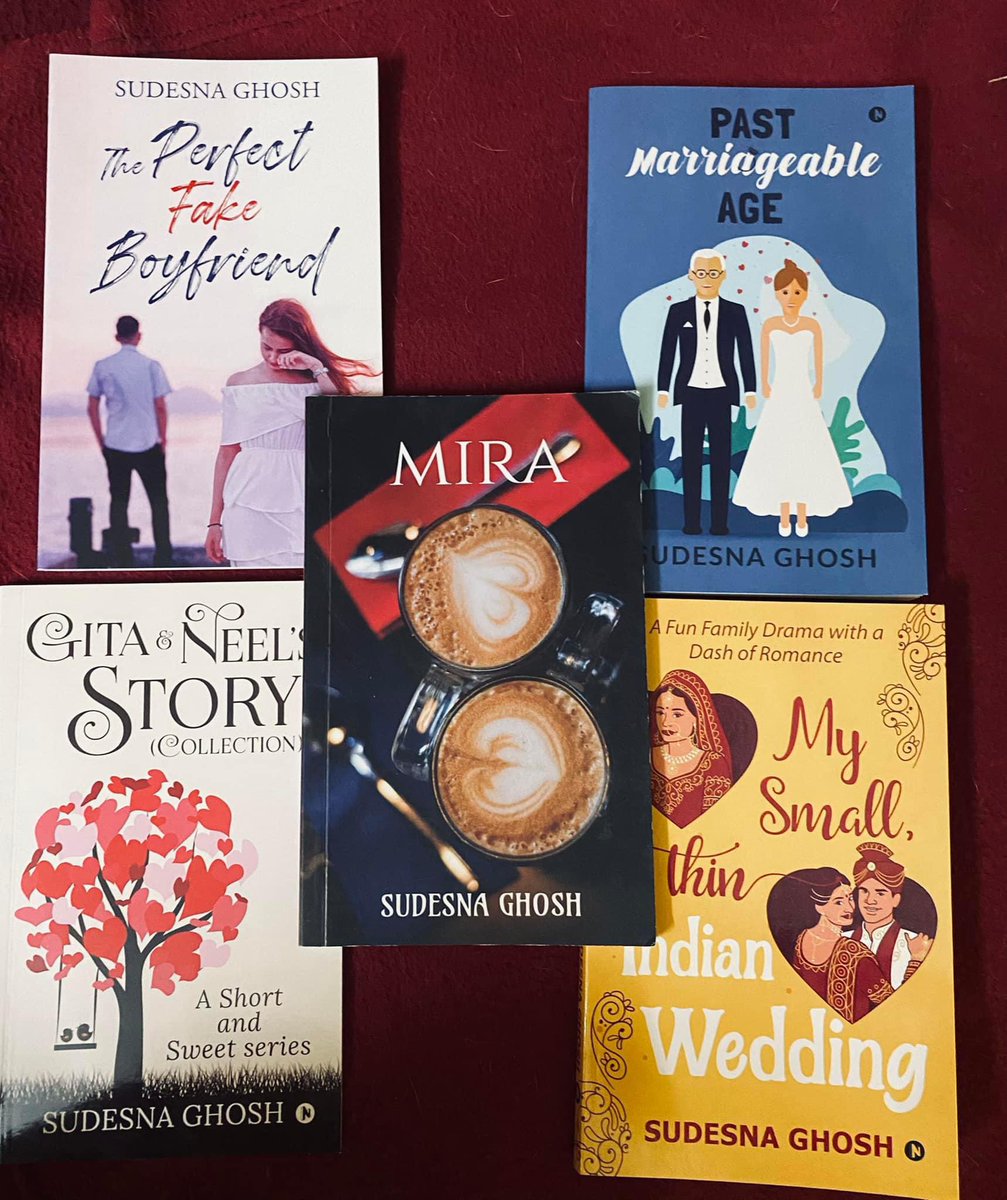 sudesna_ghosh's tweet image. 5 titles in #paperback 📖
Available at Amazon, Notion Press Books & Flipkart.
#notionpress #RomanceReaders #humor #books #family #novella #shortstories