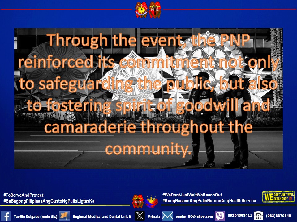 rhssix's tweet photo. CHRISTMAS LIGHTING CEREMONY 2024

#WeDontJustWaitWeReachOut
#KungNasaanAngPulisNandoonAngHealthService
#SaBagongPilipinasAngGustoNgPulisLigtasKa
#ToServeAndProtect https://t.co/MIRzJLA6bc
