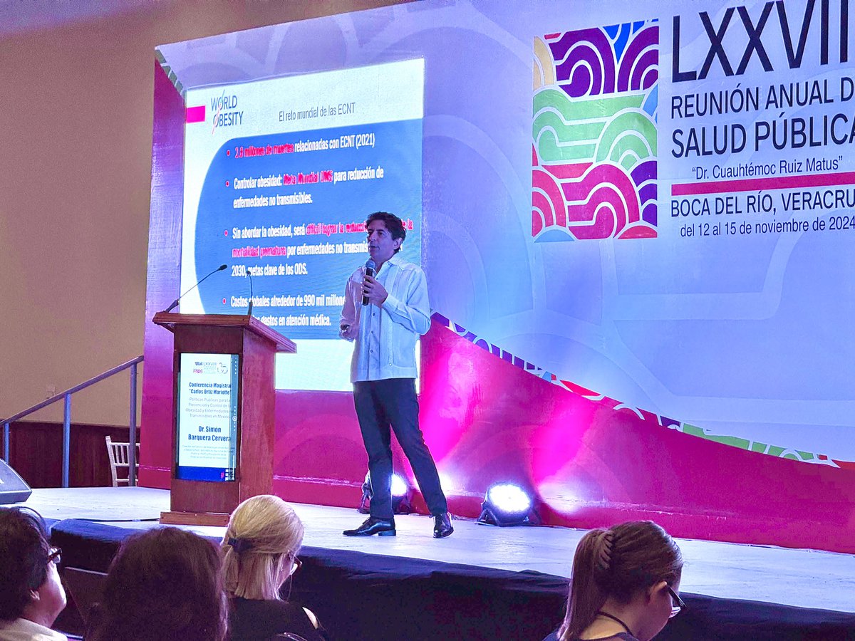 Muchas gracias a la sociedad de <a href="/saludpublicaac/">Sociedad Mexicana de Salud Pública</a> por la oportunidad de compartir un poco de lo que hacemos en el <a href="/inspmx/">INSP México</a> para contribuir a una mejor salud poblacional.

Sigamos apoyando los esfuerzos para lograr una alimentación e hidratación saludable, sin #ultraprocesados y