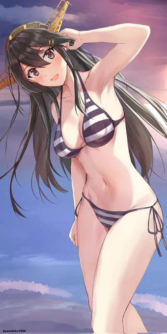 榛名の水着#艦これ 