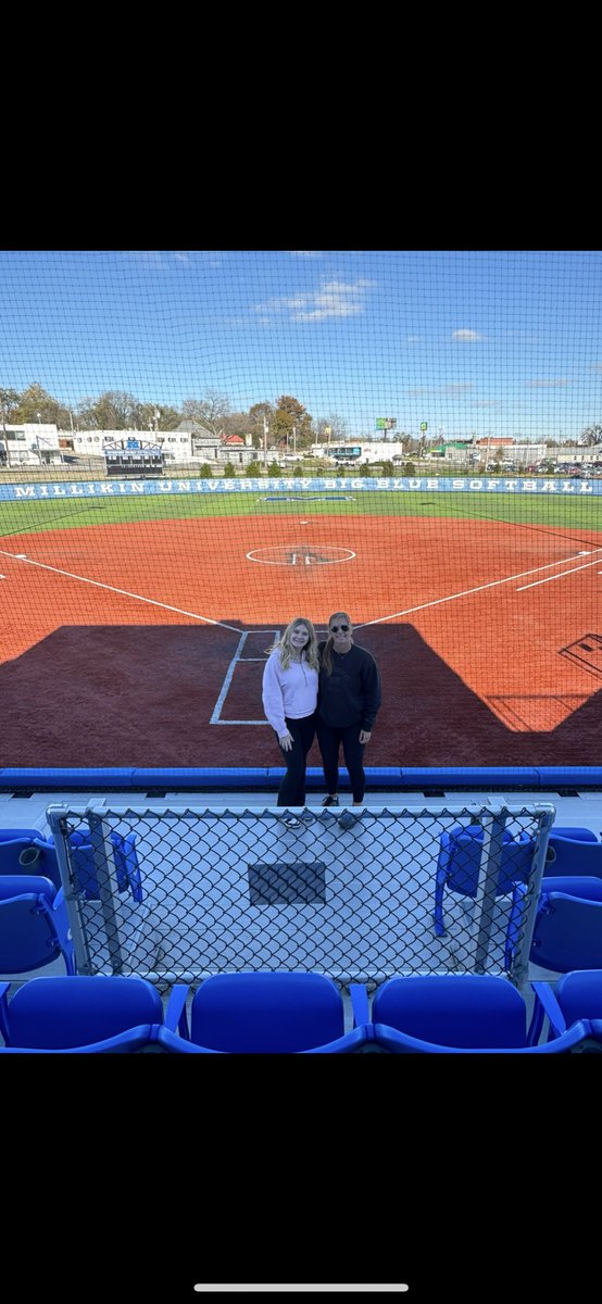 Thank you <a href="/millikinsb/">Millikin University Softball</a> for the great visit! #GoBigBlue 💙