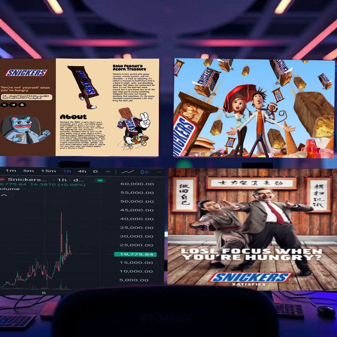 <a href="/DegenDuncan/">duncan.eth</a> Check out snickers It’s a bit of a different meta-and we think this has major potential

#snickers satisfies!🍫🥜

kkqmUTZakCFEXXDycdw9D5GyG7amEZwPN1JYysAgXcG