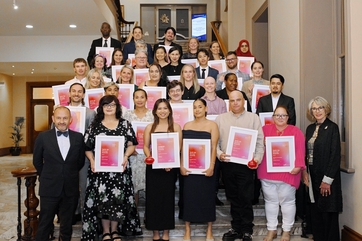 tafesa's tweet image. Congrats to the TAFE SA Honour Awards 2024 finalists and winners! 🎉 From 228 nominations, 33 were shortlisted across eight categories. What an incredible achievement✨#TAFESA #HonourAwards