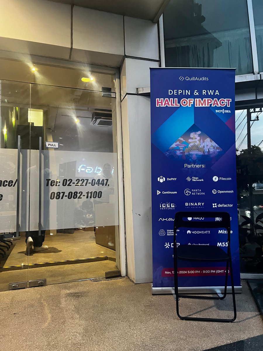 kolx31's tweet photo. Hall of Impact didn’t disappoint! ⚡ Insightful talks on asset tokenization, DePIN, and the role of RWAs in reshaping Web3. 

Honored to connect with builders and innovators pushing the boundaries of blockchain applications in real-world scenarios. #DePIN #DevConBangkok https://t.co/hW2m1PZYOh