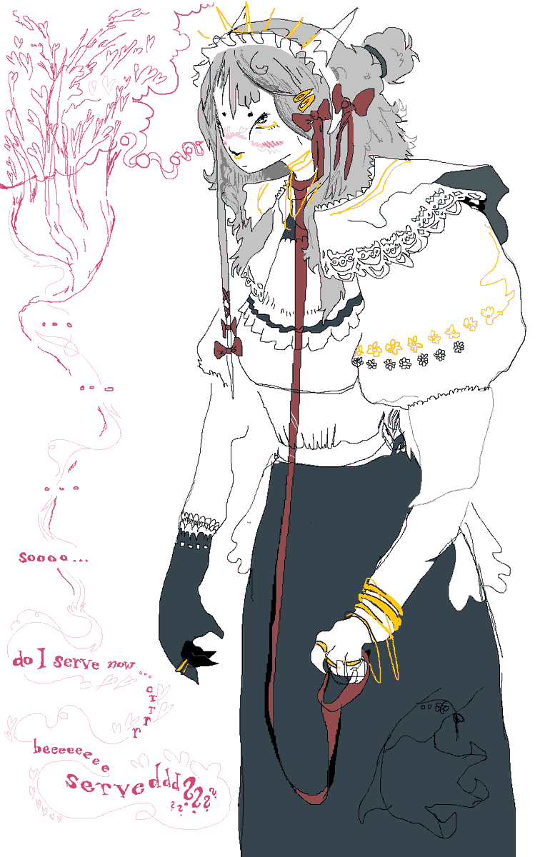 Zughase's tweet photo. maid princess dissonance https://t.co/MTDSnIrNwM