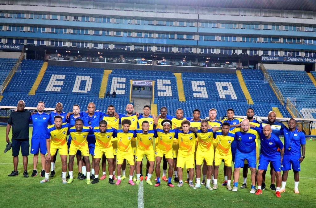 It is a pleasure to be in the biggest stadium in Central America and the Caribbean.

¡GRACIAS <a href="/ecuscatlan/">Estadio Cuscatlán</a>!
🇸🇻🤝🏽🇧🇶