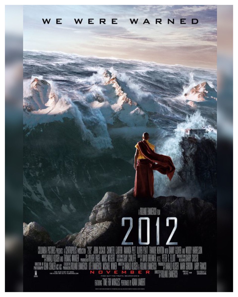 WreckLeaguePod's tweet photo. 15 Years #2012 Starring: #JohnCusack #ChiwetelEjiofor #AmandaPeet #OliverPlatt #ThandieNewton #DannyGlover #WoodyHarrelson #LiamJames #MorganLily #ThomasMcCarthy #JohannUrb #ChinHan Directed By: #RolandEmmerich
#WreckLeaguePodcast https://t.co/ag8xcJsbeb