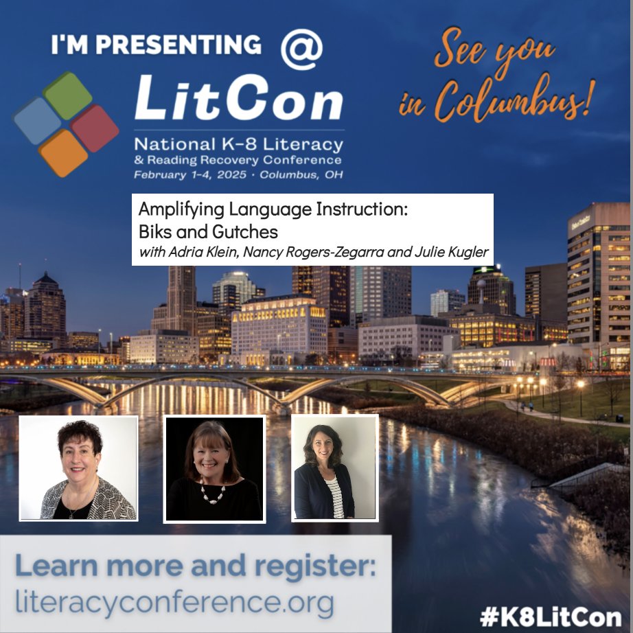 Nancy (@nrogerszegarra) on Twitter photo We’re presenting to the literacy community in Columbus at LitCon: National K-8 Literacy Conference! Join us for our session, “Amplifying Language Instruction: Biks and Gutches,” You’ll leave inspired . literacyconference.org. #K8LitCon <a href="/ILAToday/">ILA</a> <a href="/CRAreading/">CA Reading Assoc</a> <a href="/adriaklein_read/">Adria Klein</a> We’re presenting to the literacy community in Columbus at LitCon: National K-8 Literacy Conference! Join us for our session, “Amplifying Language Instruction: Biks and Gutches,” You’ll leave inspired . literacyconference.org. #K8LitCon <a href="/ILAToday/">ILA</a> <a href="/CRAreading/">CA Reading Assoc</a> <a href="/adriaklein_read/">Adria Klein</a>