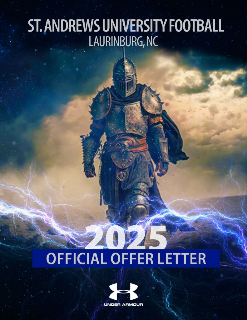 I'm excited to receive an offer to continue to play college football <a href="/rcurtin29/">Robert Curtin</a> <a href="/StAndrewsFB/">SAU Football</a>