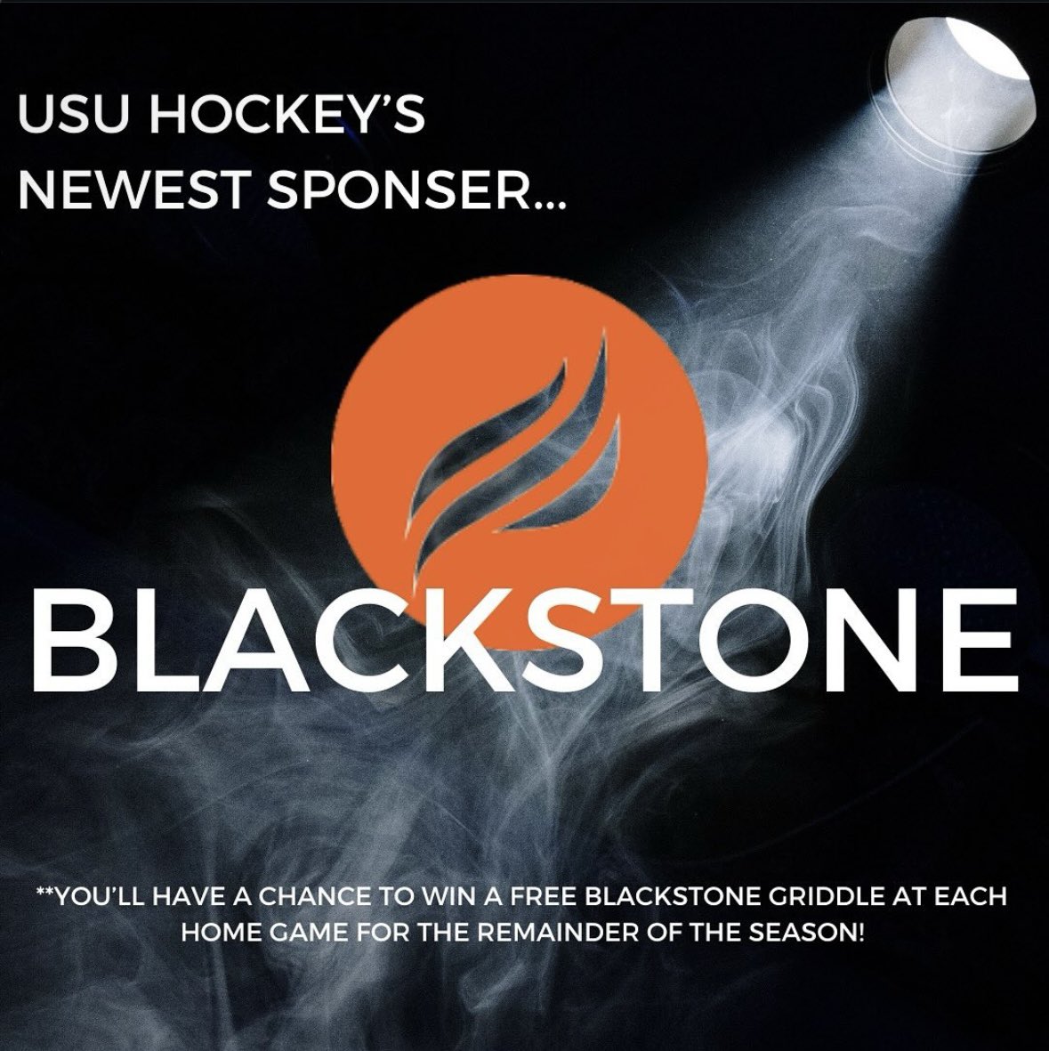 SURPRISE!!! From now on, at EVERY home game, we will be giving away a FREE blackstone griddle sponsored by @blackstoneproducts !!! Go Aggies!🤘🤘🤘

#blackstone #goaggies #ustate #acha