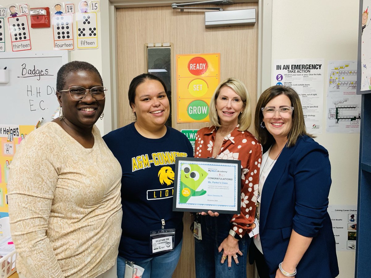 Chasity Bass (@chasitydbass) on Twitter photo Ms. Parkerās class ā¦<a href="/Weaver_Eagles/">Weaver Elementary</a>ā© won the My Math Academy October Challenge! Soar on! Thanks <a href="/JazminMedrano3/">Jazmin Salazar Sharp</a> for gifting the teachers with a Starbuckās gift card and a pizza party for the students! #gisdprek ā¦<a href="/GISDTLD/">Teaching & Learning Development</a>ā© Ms. Parkerās class ā¦<a href="/Weaver_Eagles/">Weaver Elementary</a>ā© won the My Math Academy October Challenge! Soar on! Thanks <a href="/JazminMedrano3/">Jazmin Salazar Sharp</a> for gifting the teachers with a Starbuckās gift card and a pizza party for the students! #gisdprek ā¦<a href="/GISDTLD/">Teaching & Learning Development</a>ā©