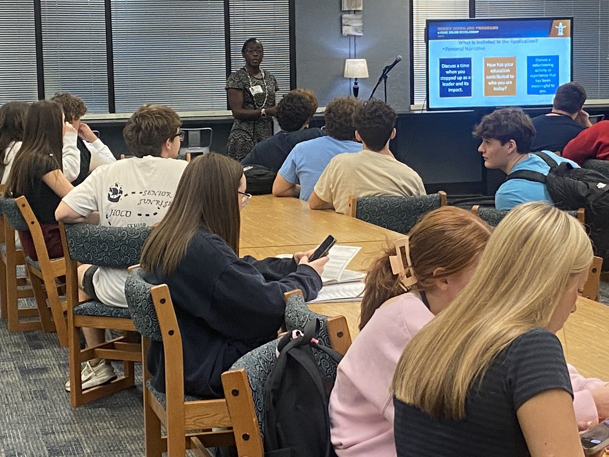 Thank you HLSR for informing our students about your amazing scholarship opportunities #KHS