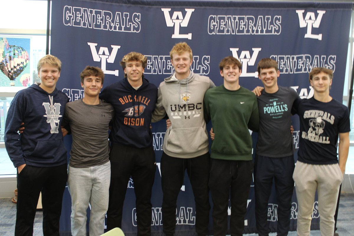 Had a chance to brag on these two at Signing Day today. It’s not often I feel small in a picture, but these two towered over me. Congrats Kailen Hackmann (UMBC) and Jack Keane (Bucknell)!