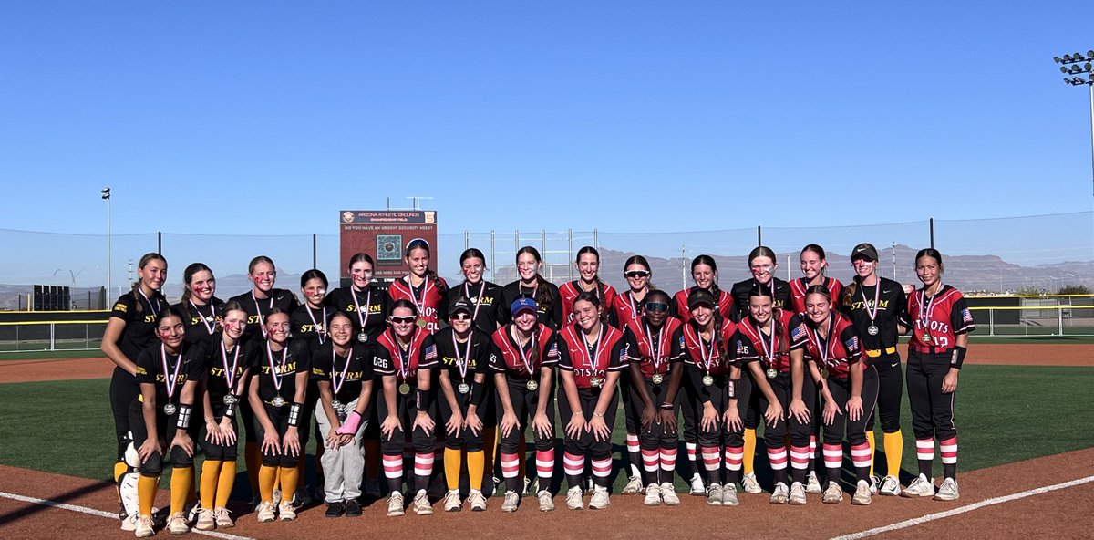Tayla (@tfalquez2028) on Twitter photo HYPED! Our squad <a href="/azstormcaptain/">Steve Captain</a> got runner up in the Championship game v. Hotshots National Galloway in the AZ Veteran’s NIT!
9 games BA .421•OBP .621•OPS 1.358•SLG .737•8 hits•2HR•4 RBI•12 Runs•11/11 SB
#showcasesoftball #StrongTogether <a href="/Sports_Recruits/">SportsRecruits</a> #LFG #GTA HYPED! Our squad <a href="/azstormcaptain/">Steve Captain</a> got runner up in the Championship game v. Hotshots National Galloway in the AZ Veteran’s NIT!
9 games BA .421•OBP .621•OPS 1.358•SLG .737•8 hits•2HR•4 RBI•12 Runs•11/11 SB
#showcasesoftball #StrongTogether <a href="/Sports_Recruits/">SportsRecruits</a> #LFG #GTA