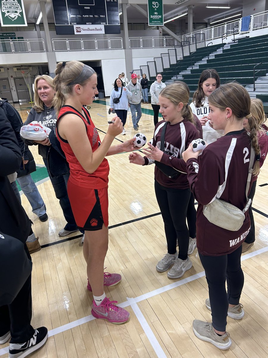 So proud of both of you.  Incredible role models! Thank you <a href="/abbyypmiller/">Abby Miller</a> and <a href="/ErynRice6/">Eryn Rice</a> ! <a href="/BabsonWBB/">Babson Women's Basketball</a> <a href="/bsubears/">Bridgewater State Bears</a> 

#seniors #publicschoolhoops