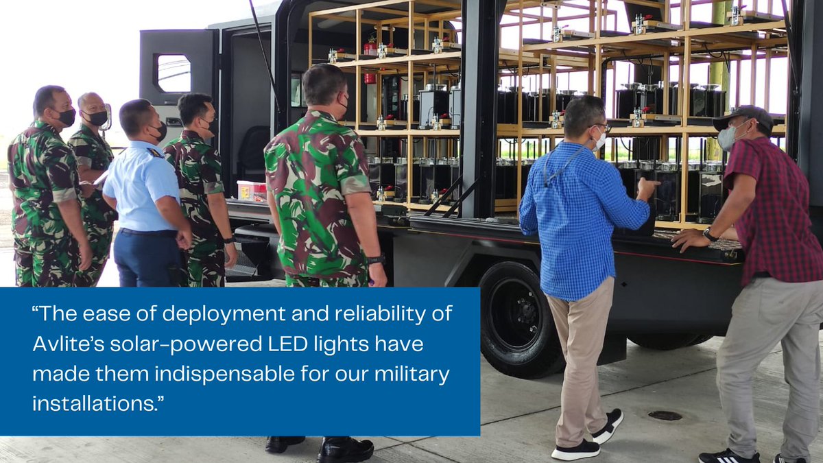 🌍 Lighting the Way for Indonesia’s Air Force ✨ Avlite’s solar-powered airfield lighting is transforming operations for the Indonesian National Armed Forces (TNI). Learn more: bit.ly/4hGVYbU #airfieldlighting #solarpowered #airfieldinnovation #expeditionarylighting
