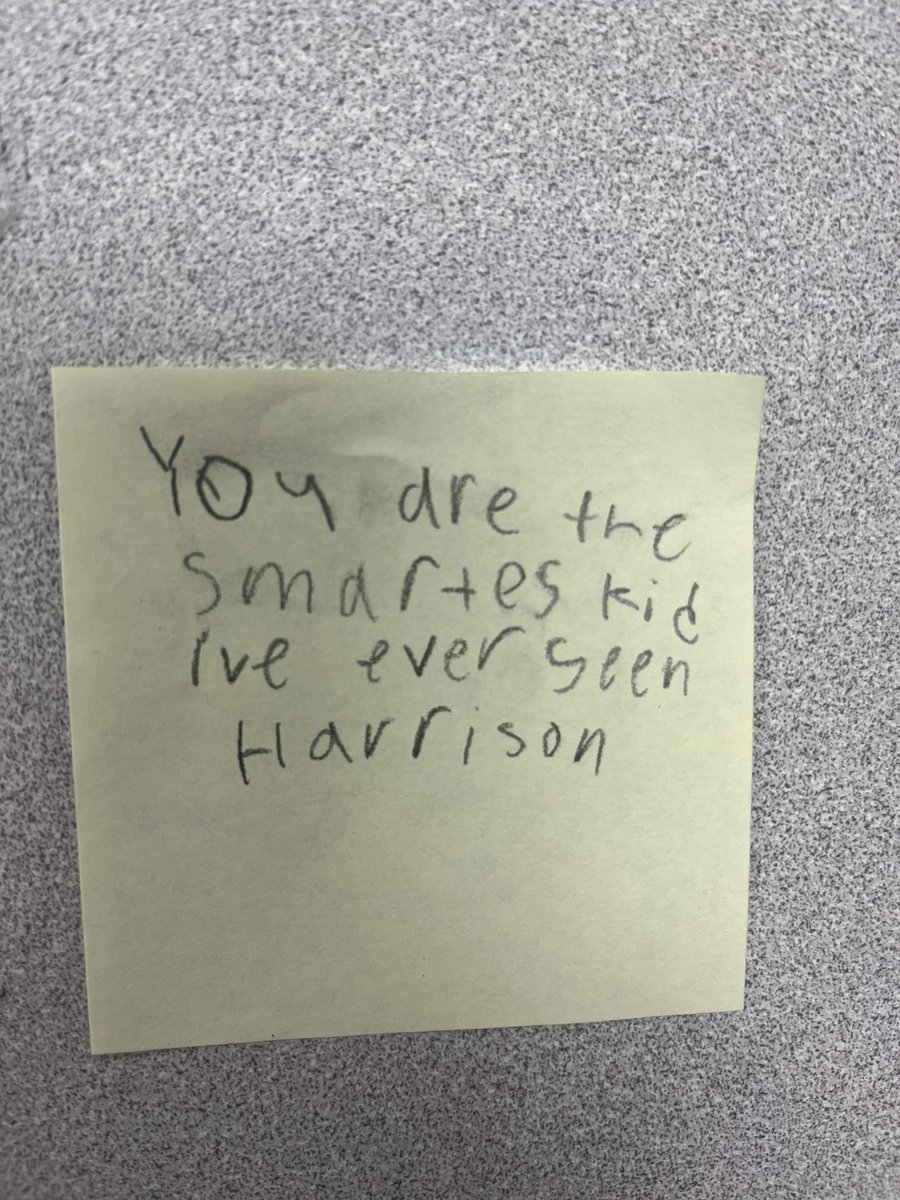 For #WorldKindnessDay, we wrote notes to make our classmates smile! 😊❤️🦈#kindnesscounts <a href="/OakPark_NPSD/">Oak Park Elementary School</a>