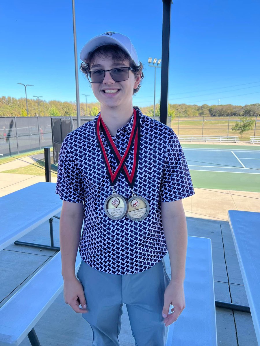 Today was the last fall golf tournament of Logan’s high school career! The Varsity team won 1st place and Logan won 1st place with a score of 75.
A college coach came to watch him play today and he had a phone call about the program this evening. It’s all getting real.