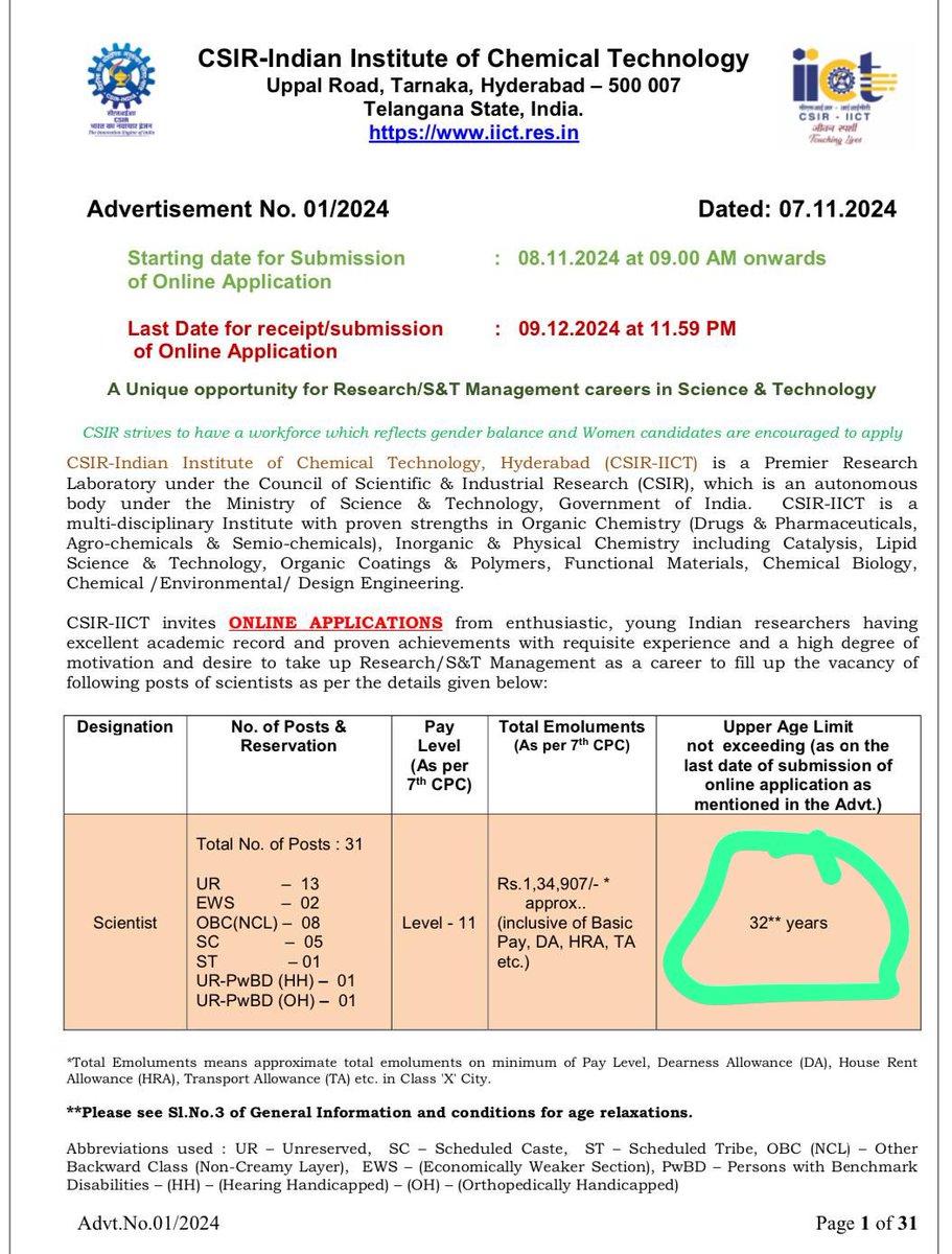 AIRSAIndia's tweet image. 🌟 Talent knows no age limit,and neither should eligibility for scientist positions @AIRSAIndia advocate for a standardized age policy across government research institutions to ensure equal opportunities for all innovators @csiriict #ScienceForAll #AgeLimit #FutureOfResearch