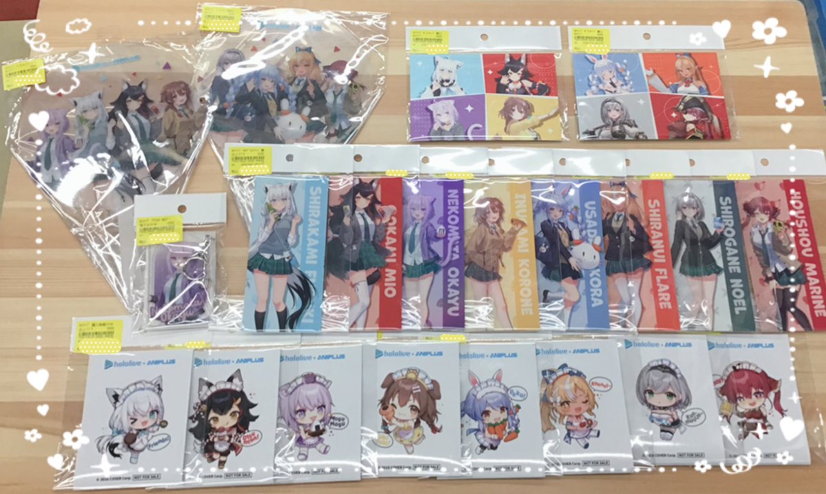 ホロライブ 宝鐘マリン シンガポール 韓国 限定 コラボカフェ グッズ