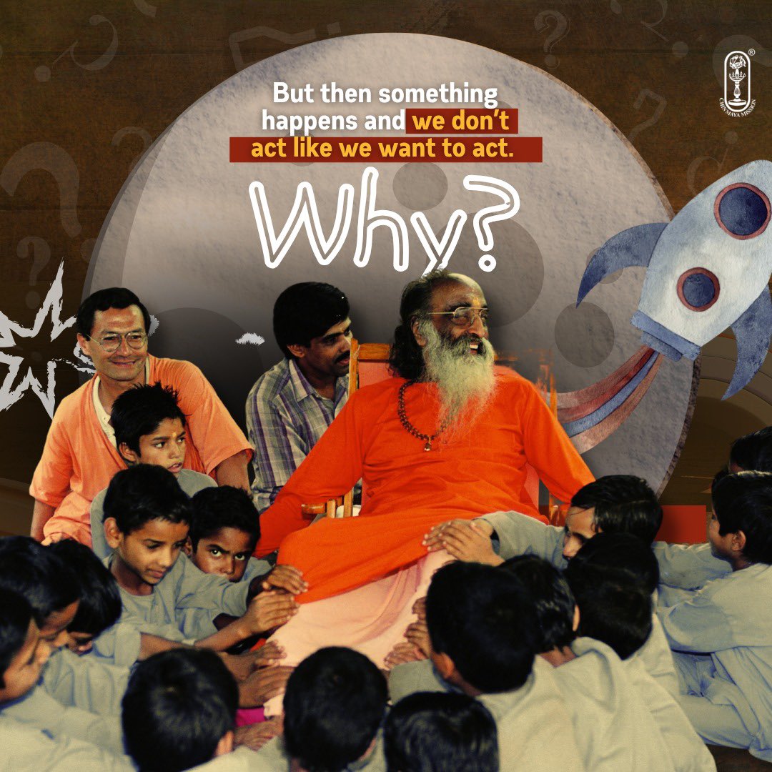 Chinmayananda's tweet photo. Parents advise their children to be good! But how to be good? Has someone told them?
#childrensday #wordsmatter #empowerkids #childrenday #happychildrensday #parentinghacks #parentingquotes #parentinggoals #parentingproblems #parentingskills #educationsystem #happychildrensday https://t.co/WZB6UaQ81c