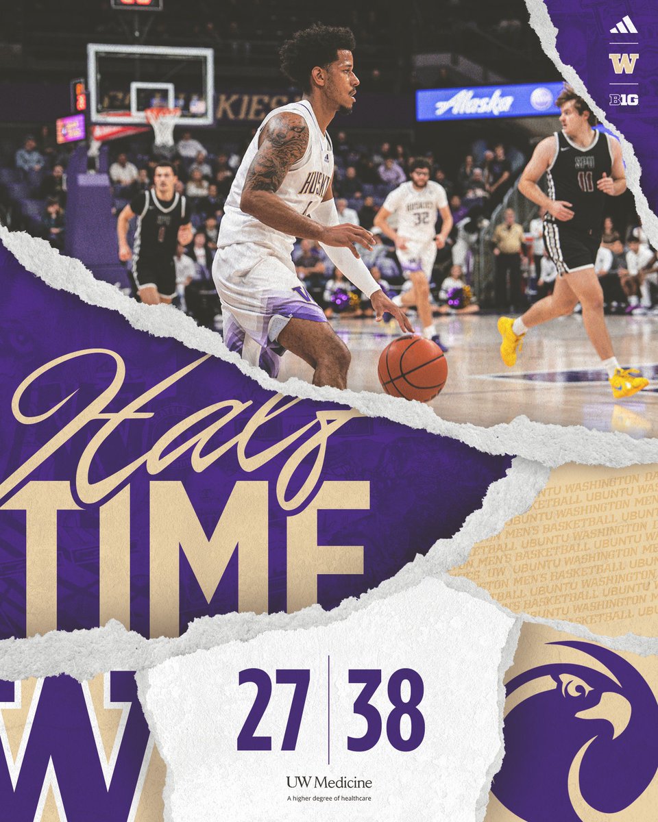 Down at the half.