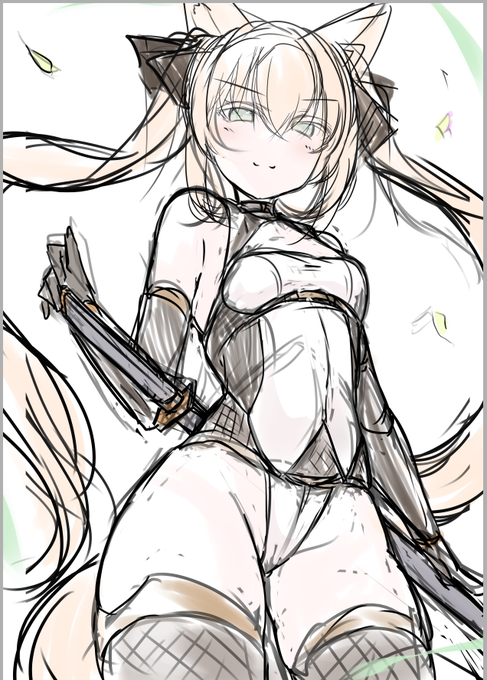 ドヤ顔金髪ツインテきつねちゃん⋯ 