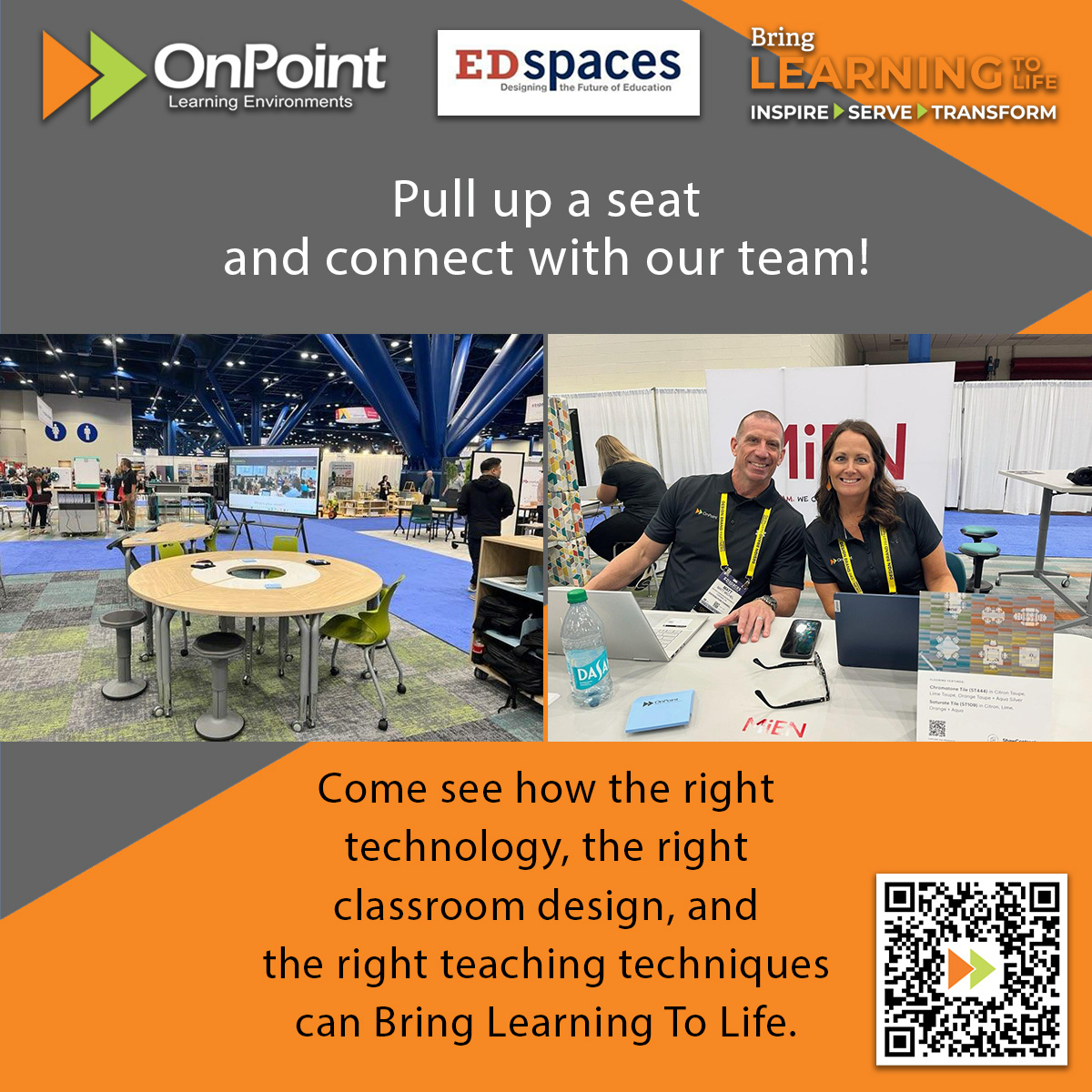 OnPointEdu's tweet photo. Day two is a wrap at EDspaces 2024 in Houston Texas, but you've still got one day remaining to put your hands on the latest technology and experience innovative learning spaces and strategies for yourself.

Visit https://t.co/BAExXofUjs for more information. https://t.co/MtuOWpJbPo