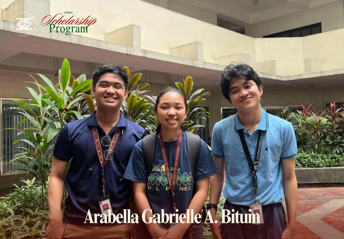 UPMMC's tweet photo. UPMMC is thrilled to welcome our scholars for A.Y. 2024-2025:

𝗞𝗼𝘀𝗵𝗶𝗻 𝗖𝘆 𝗣. 𝗨𝗯𝗮𝗹𝗱𝗼 and 𝗔𝗿𝗮𝗯𝗲𝗹𝗹𝗮 𝗚𝗮𝗯𝗿𝗶𝗲𝗹𝗹𝗲 𝗔. 𝗕𝗶𝘁𝘂𝗶𝗻 https://t.co/beh1ceeMDg
