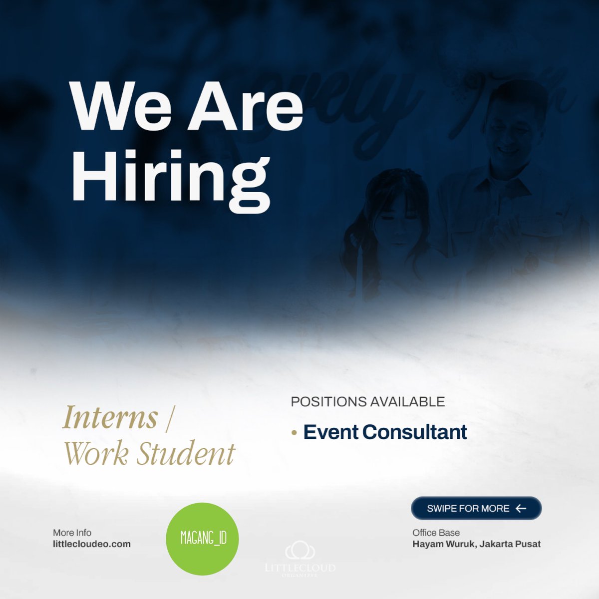 sobatmagang_id's tweet photo. π’ LITTLE CLOUD EO
π€ Event Consultant
π Hayam Wuruk, Jakarta Pusat
π§ careers@littlecloudeo.com
#MagangID #magang #infoMagang #anakMagang #cariAnakMagang #magangJkt #magangJakarta #infoMagangJkt #infoMagangJakarta #paidinternship #magangJakPus #MagangJabodetabek #infoJkt https://t.co/qH0WWUErnp