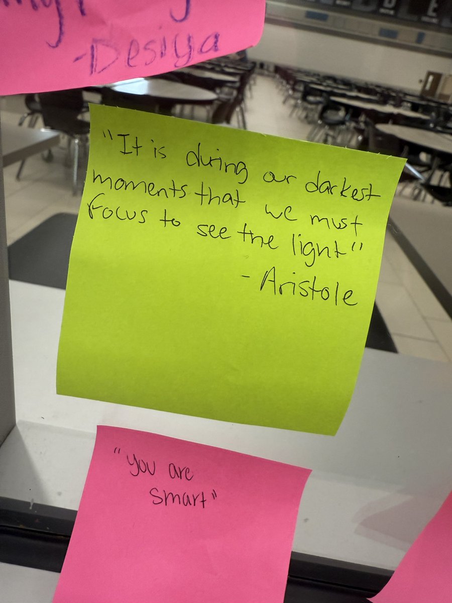 RandlePals's tweet photo. PALs made a take what you need wall today. Everyone needs a little bit of encouragement everyday. 💗 https://t.co/HdmPOfZB2g