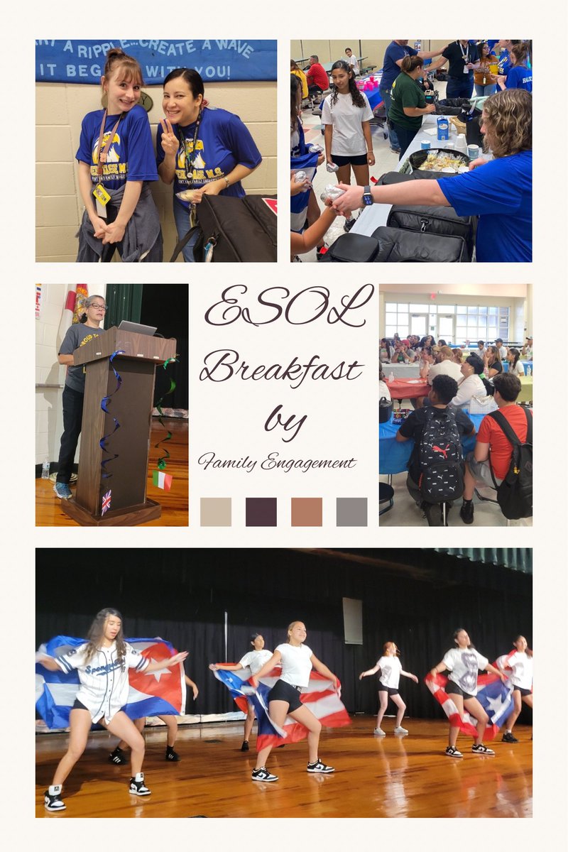 Heritage Middle School’s ESOL Breakfast hosted by Parent/Family Center ⁦@NickFidance⁩