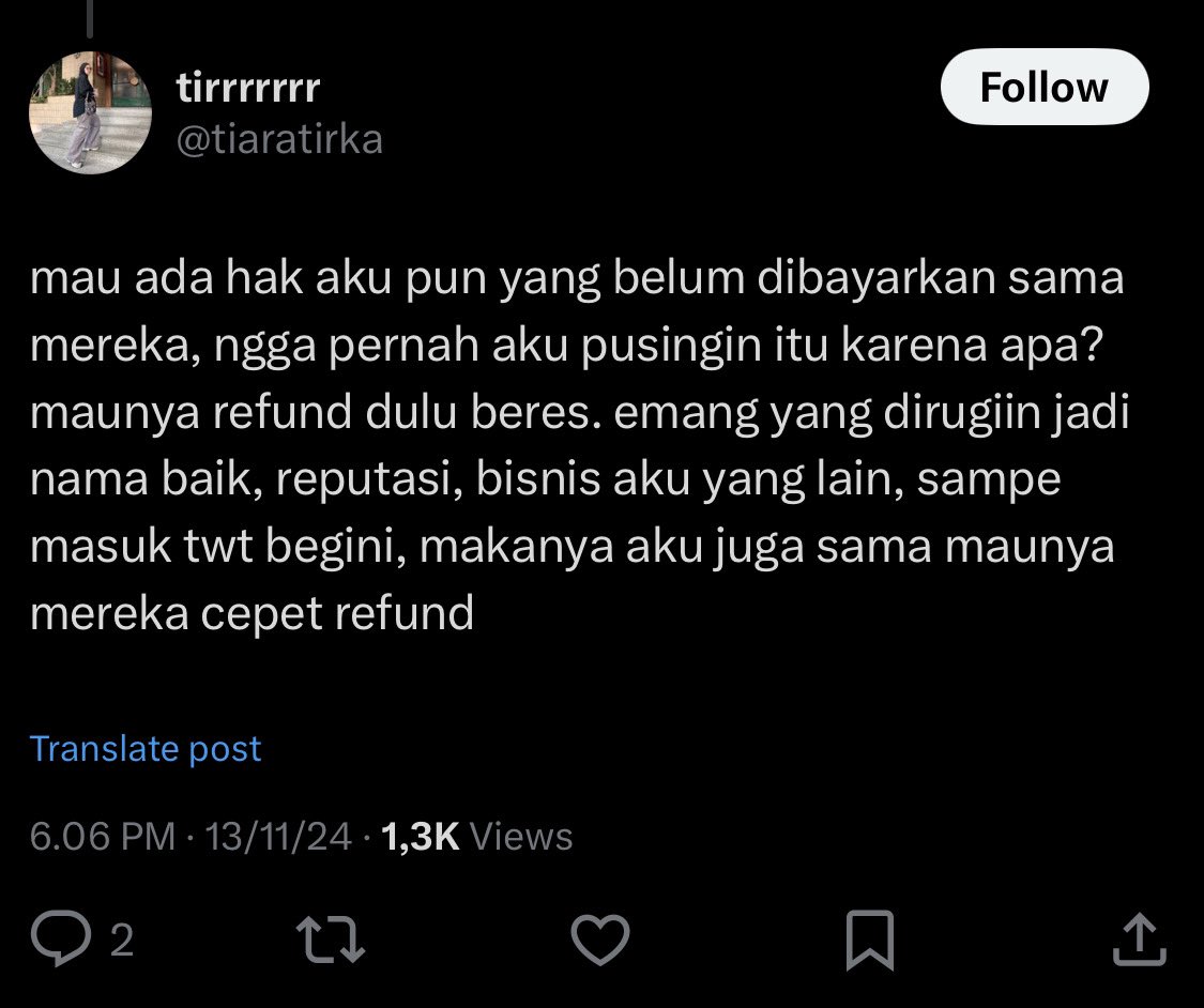 fireiez's tweet photo. Seperti yang Bapak dan Tiara katakan, kan ada hak kalian yang juga belum dituntaskan. Jadi mari tuntaskan bersama! Ketemu gaksih kita kalo sampe 16 belum di refund? #nevaeva https://t.co/GrF64QXZpF