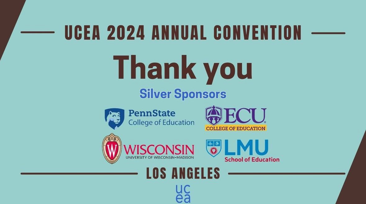 UW-Madison ELPA Department (@elpauw) on Twitter photo <a href="/ELPAUW/">UW-Madison ELPA Department</a> is a proud sponsor of <a href="/UCEA/">UCEA</a> (University Council for Education Administrators)! “Quality leadership & leadership research matters!”
Thank you for your ongoing partnership, your impact, and we can’t wait to see you in Los Angeles next week!
#ThisIsELPA 👏🦡 #Leadership <a href="/ELPAUW/">UW-Madison ELPA Department</a> is a proud sponsor of <a href="/UCEA/">UCEA</a> (University Council for Education Administrators)! “Quality leadership & leadership research matters!”
Thank you for your ongoing partnership, your impact, and we can’t wait to see you in Los Angeles next week!
#ThisIsELPA 👏🦡 #Leadership