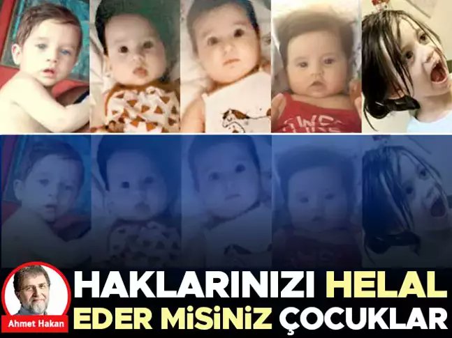 Hürriyet.com.tr (@hurriyet) on Twitter photo Ahmet Hakan yazdı: Haklarınızı helal eder misiniz çocuklar
🖊️ <a href="/ahmethc/">ahmet hakan</a>
hurriyet.com.tr/yazarlar/ahmet… Ahmet Hakan yazdı: Haklarınızı helal eder misiniz çocuklar
🖊️ <a href="/ahmethc/">ahmet hakan</a>
hurriyet.com.tr/yazarlar/ahmet…