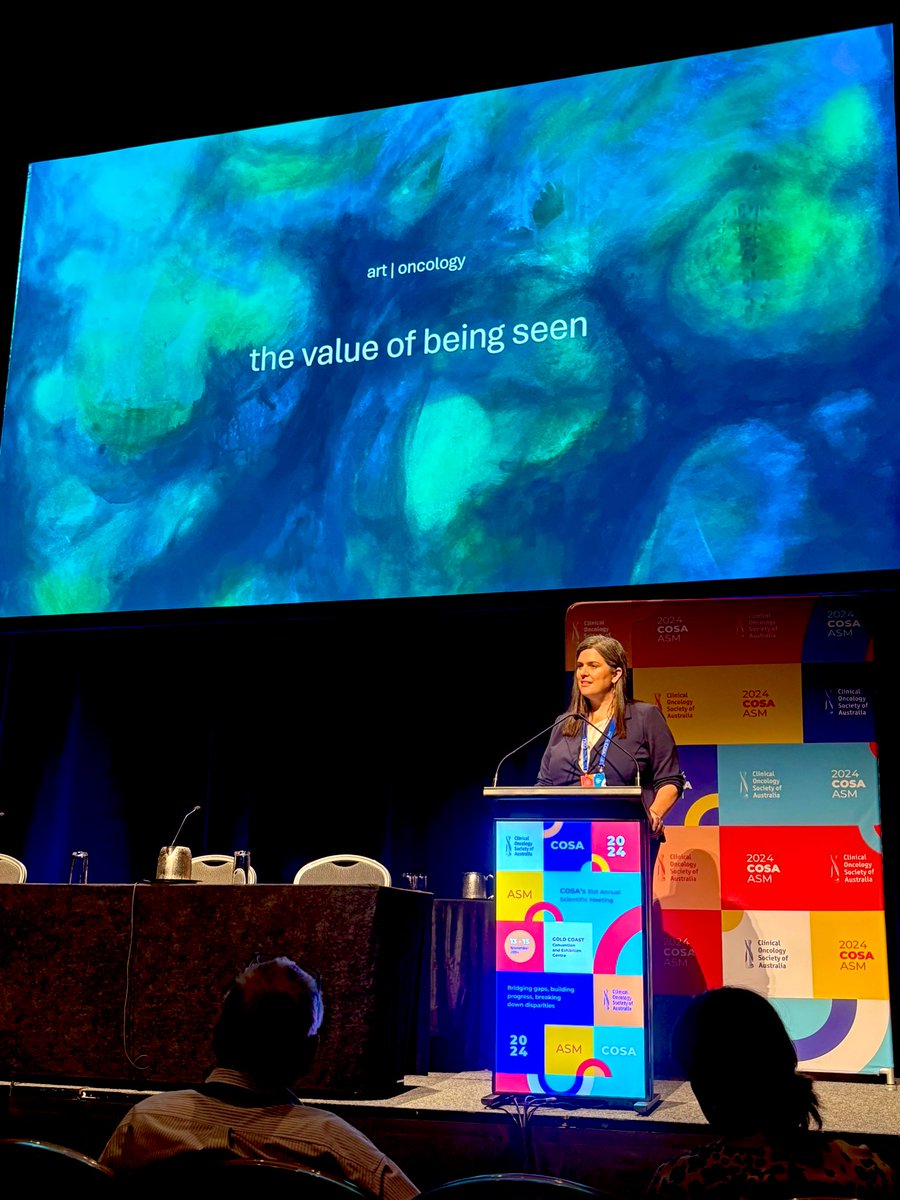 SamuelXStevens's tweet image. “Art embraces the subjective and reveals the power of personal stories in self-understanding, self care and acts of resiliency.” 

What a moving session on Art in Oncology. Thank you @COSAoncology @hmgasper @KfOncology  and all the speakers! #COSA2024