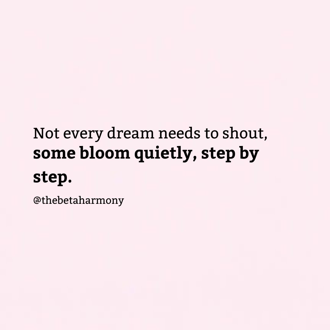 TheBetaHarmony's tweet photo. A "beta girl" mindset around dreams—focused on staying grounded, resilient, and true to yourself while working toward your dreams 💫

#TheBetaHarmony
#BetaGirl #Beta https://t.co/ACtZGHsRU7