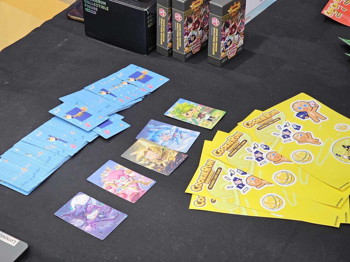 CRbraverse's tweet photo. 🇹🇭CookieRun Trading Card Game teasing event was held at the Bangkok CMON EXPO!🎉

Many people participated in the play session, and the event was successfully held with high expectations.😊

#CookieRun #CookieRunTCG https://t.co/zE89ltRIba
