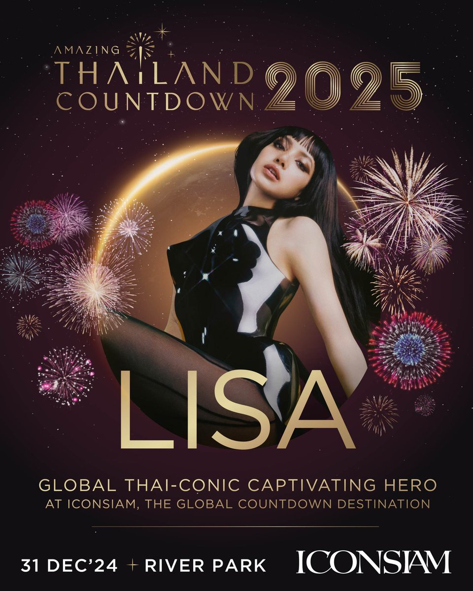 iconsiam's tweet photo. ไอคอนสยามพร้อมมาก #LISA ก็พร้อมมากเช่นกัน!

เวที Amazing Thailand Countdown 2025 ของไอคอนสยามปีนี้บอกเลยว่าอัดแน่นด้วยความสนุกครบทุกมิติสมกับที่ถูกยกให้เป็น Global Countdown Destination ที่ได้รับการยอมรับจากนักท่องเที่ยวทั่วโลก และยังพร้อมจะขึ้นแท่นเป็น #เคานต์ดาวน์สะกดโลก อย่างเต็มรูปแบบ ด้วยการคอนเฟิร์มครั้งสำคัญของ “ลิซ่า ลลิษา มโนบาล”ศิลปินระดับไอคอนิคที่สร้างชื่อเสียงก้องโลกให้กับประเทศไทยและเป็นแรงบันดาลใจของผู้คนทั่วโลก ที่จะมาร่วมสร้างมหาปรากฏการณ์ด้วยโชว์สุดเอ็กซ์คลูซีฟเพื่อเป็นของขวัญให้กับทุกคน

📍 #เคานต์ดาวน์ปีนี้ต้องที่ไอคอนสยามเท่านั้น Amazing Thailand Countdown 2025 มาพร้อมกับการผนึกกำลังอย่างเต็มรูปแบบในทุกด้านเพื่อสร้างปรากฏการณ์สุดเซอร์ไพรส์ทุกมิติตอบโจทย์การเป็น Global Countdown Destination 

📅 เตรียมตัวให้พร้อมแล้วพบกันที่งาน Amazing Thailand Countdown 2025  วันที่ 29-31 ธ.ค. 2567 ณ ริเวอร์ พาร์ค ไอคอนสยาม 

❤️ ติดตามรายละเอียดวิธีการเข้าชมงานผ่านทาง Facebook ไอคอนสยาม และช่องทาง Official Social Media Account ของไอคอนสยาม เร็วๆ นี้

#LISAxICONSIAM   #LISAxICONSIAMCountdown2025 #ICONSIAM #AmazingThailandCountdown2025 #ICONSIAMCountdown2025 #COUNTDOWNatICONSIAM #เคานต์ดาวสะกดโลกที่ไอคอนสยาม 
#เคานต์ดาวน์ปีนี้ต้องที่ไอคอนสยาม