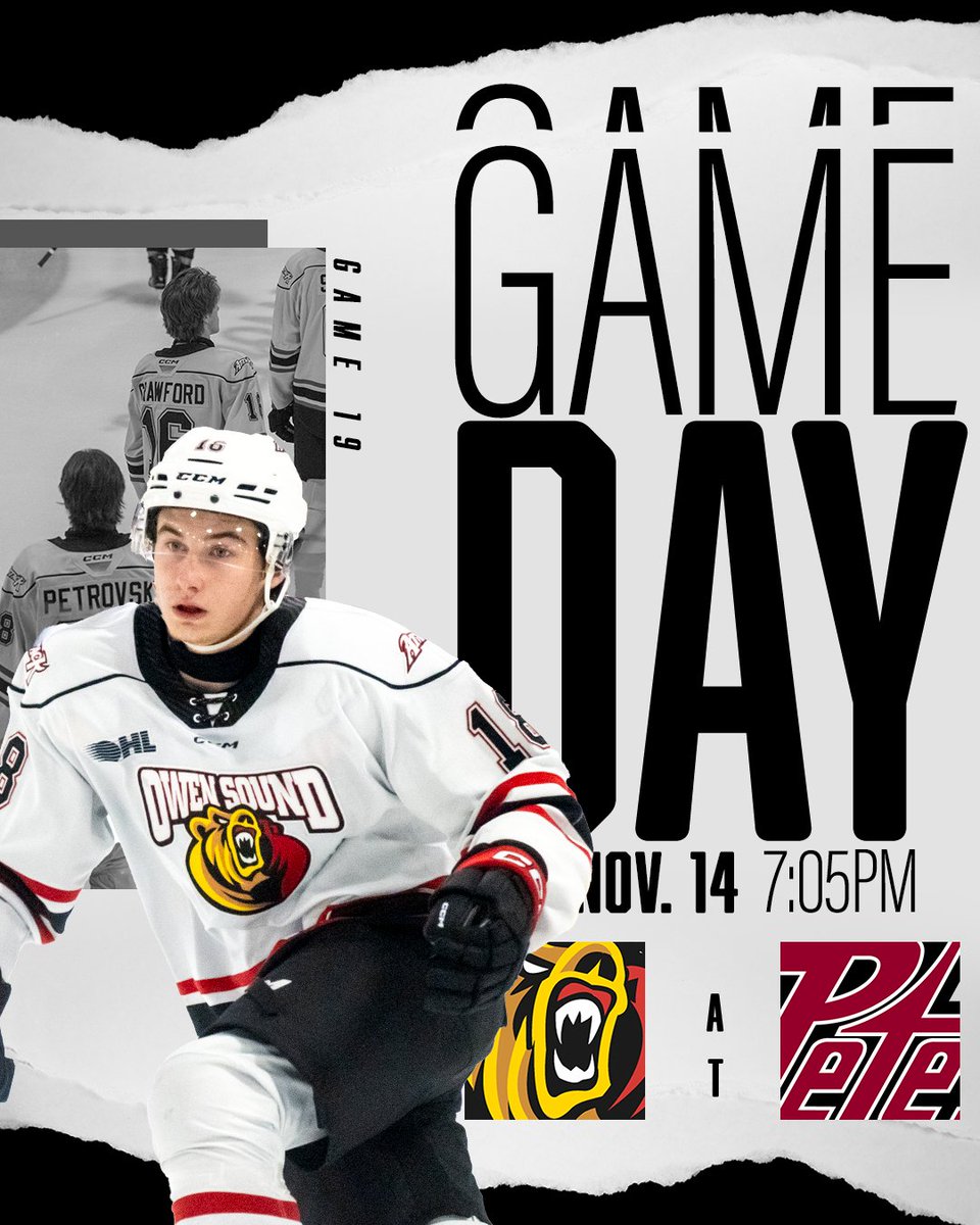 AttackOHL's tweet photo. Say it loud, say it proud: ITS GAME DAY!!!
π Peterborough Petes
π 7:05 PM
ποΈ Peterborough Memorial Centre
π₯ Rogers TV and Stream on CHLtv
#Owensoundattack #owensoundattack2024 #attackalways https://t.co/mZ7p7Yl6sg