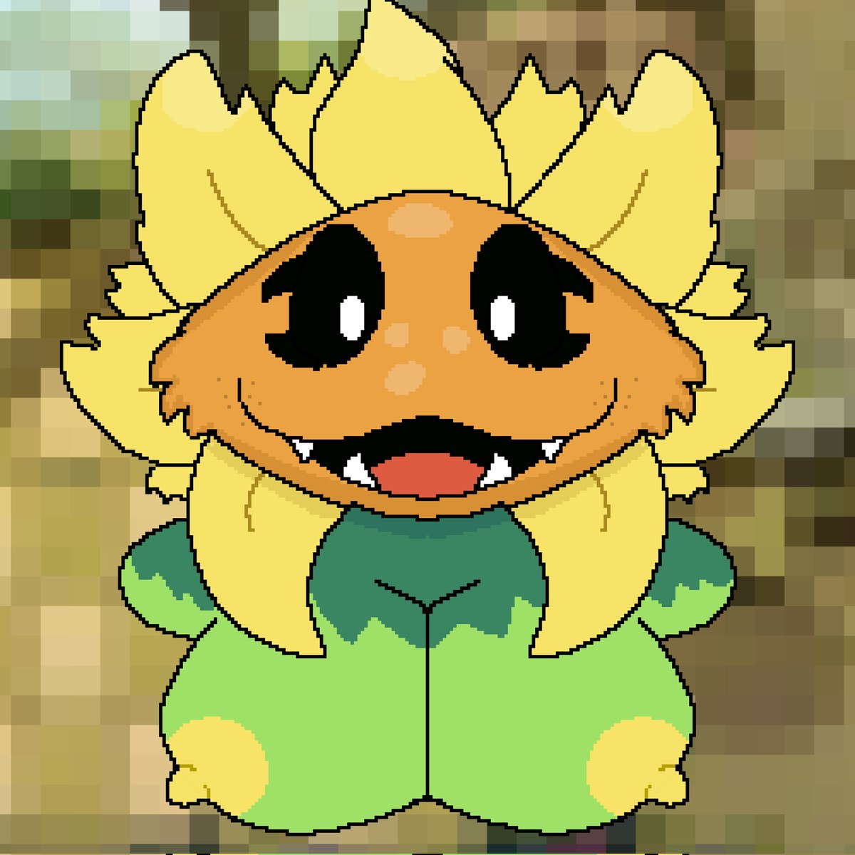 Iv_artsFrog's tweet photo. Girasol primitiva https://t.co/yUtHPycDxy