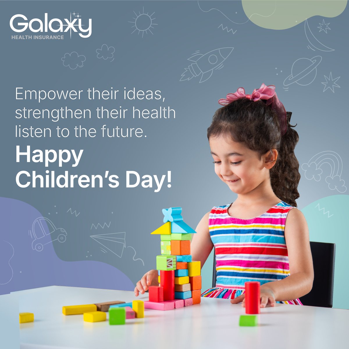 GalaxyHealthIn's tweet image. Empower their future, secure their health! 🌟 This #ChildrensDay, protect your little one with Galaxy Health Insurance's Newborn Baby Cover up to ₹5 Lakhs. A bright future starts with safe health today.

Learn more: galaxyhealth.com

#GalaxyPromise #FutureProtected